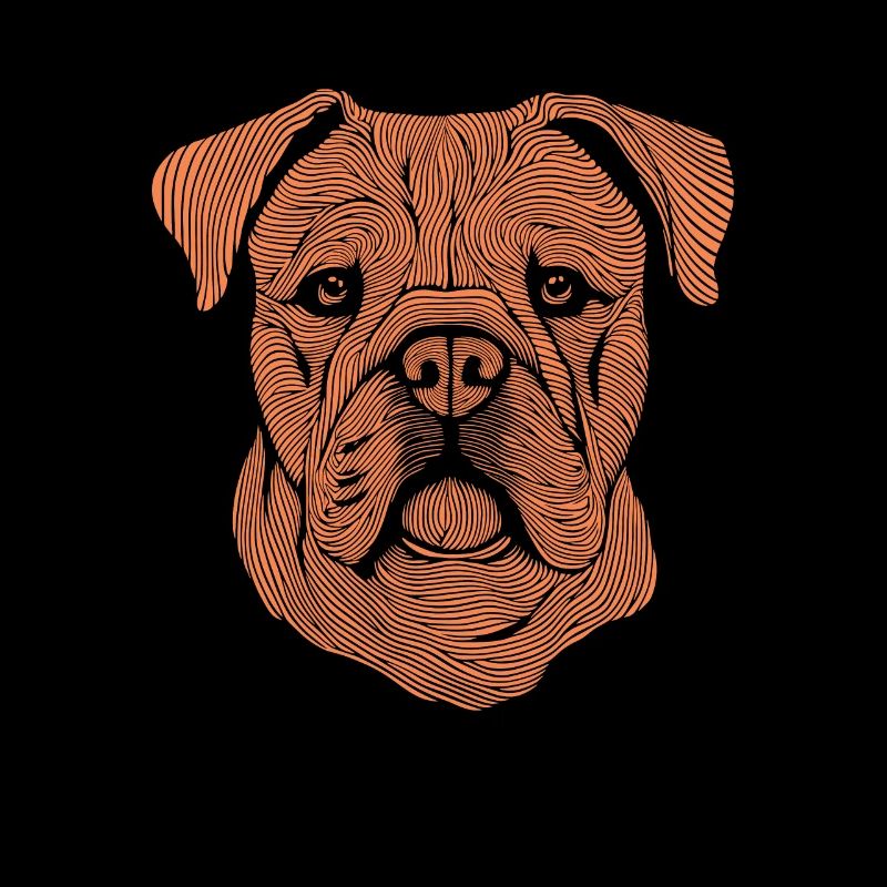 Empreinte digitale bouledogue