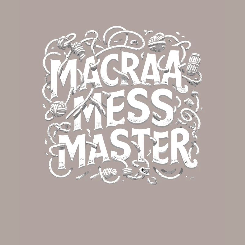 Creative macrame artist Funny macrame