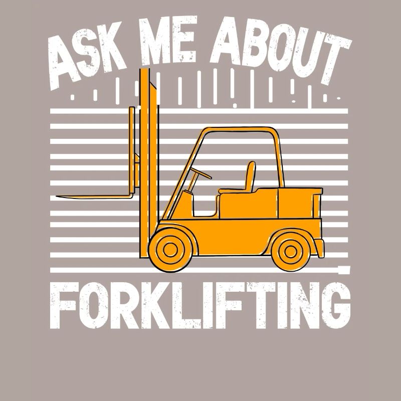 Forklift operator ask me about forklifting