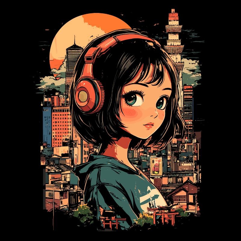 Anime Mädchen Japan