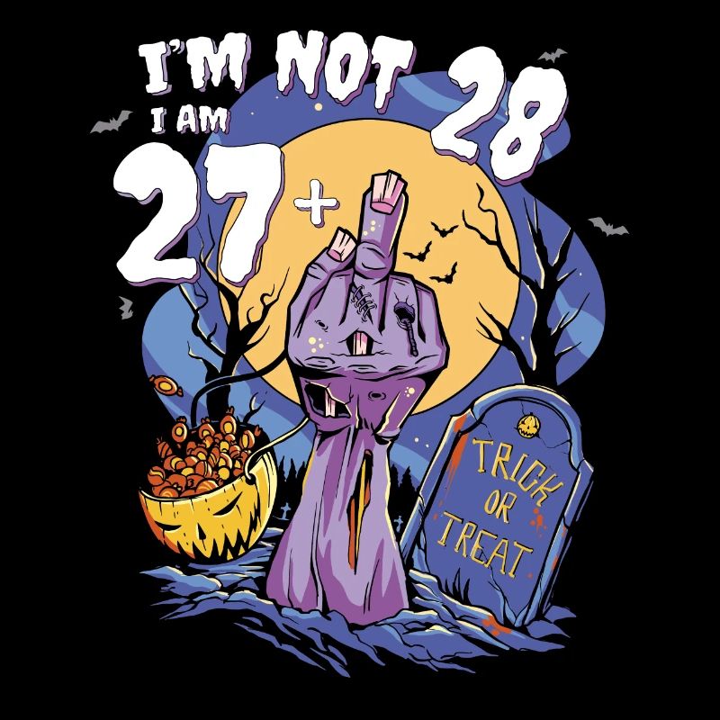 I am 27 + Zombie Finger: October Halloween 28th