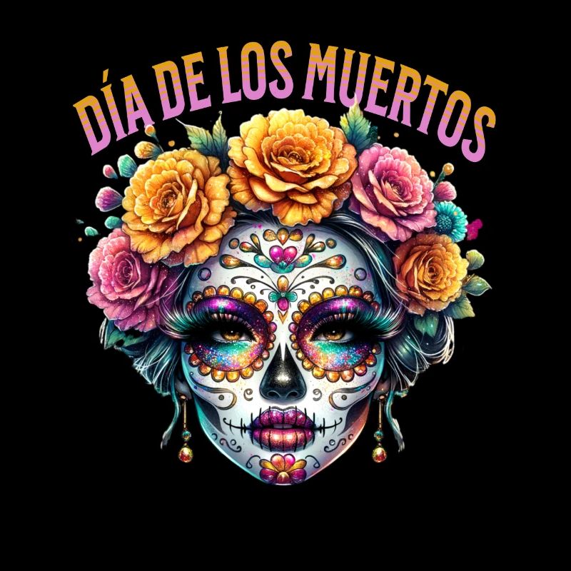 Dia-de-los-muertos-carnival-halloween art
