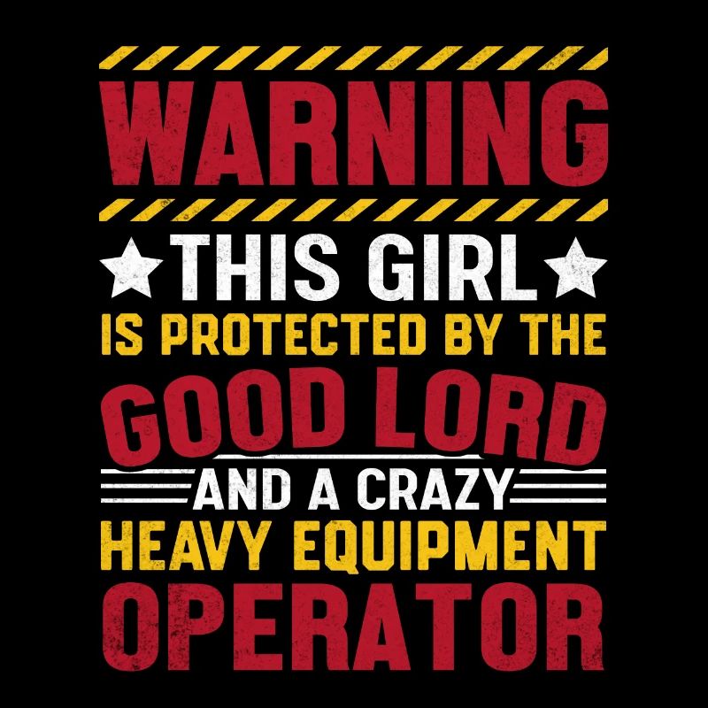 Mädchen Guter Gott Heavy Equipment Operator HEO