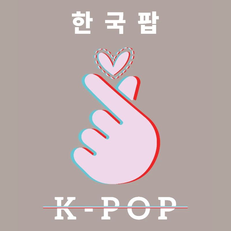 K-Pop Liebe Zeichen Hand Geste