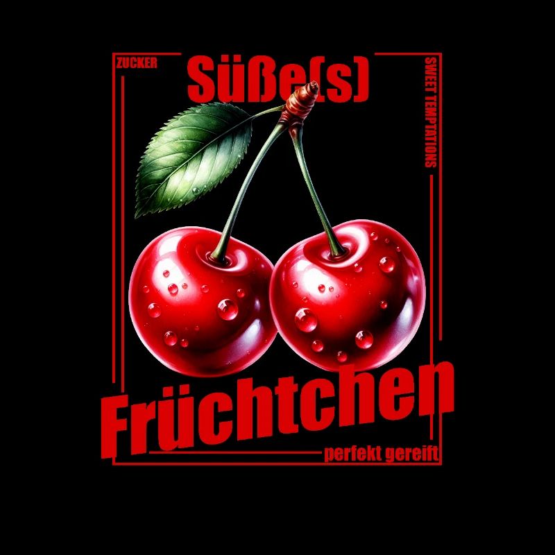 Kirschen Motiv Früchtchen Cherry frech & süß