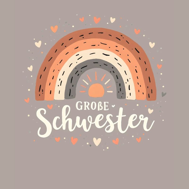Große Schwester Regenbogen Boho