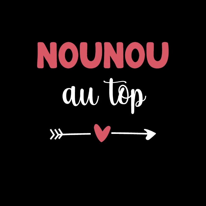 Nanny at the top heart nanny gift