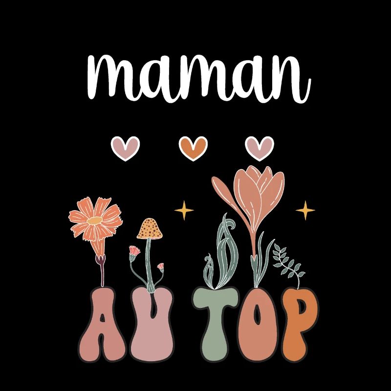 Mama an der Spitze Boho Bohème Blumen Mutter Geschenk