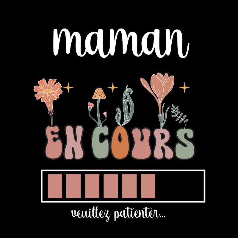 Mama im Klassenzimmer Boho Bohème Blumen Mutter Geschenk