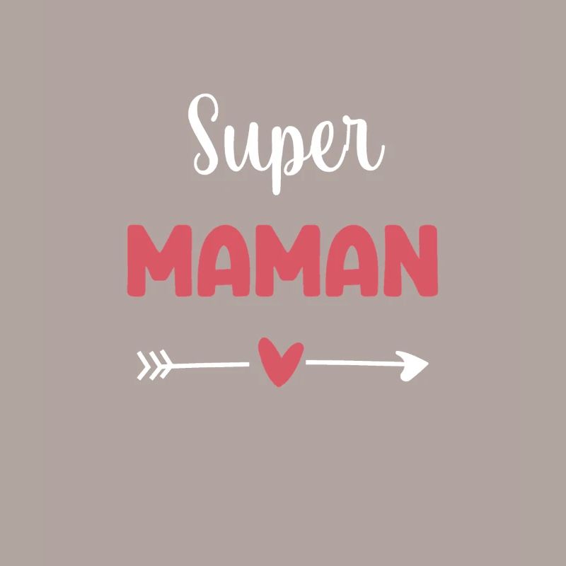 Super Mama Herz Geschenk Mutter