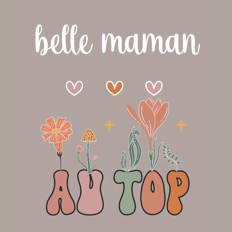 Schöne Mutter an der Spitze Boho Bohème Blumen schöne Mutter