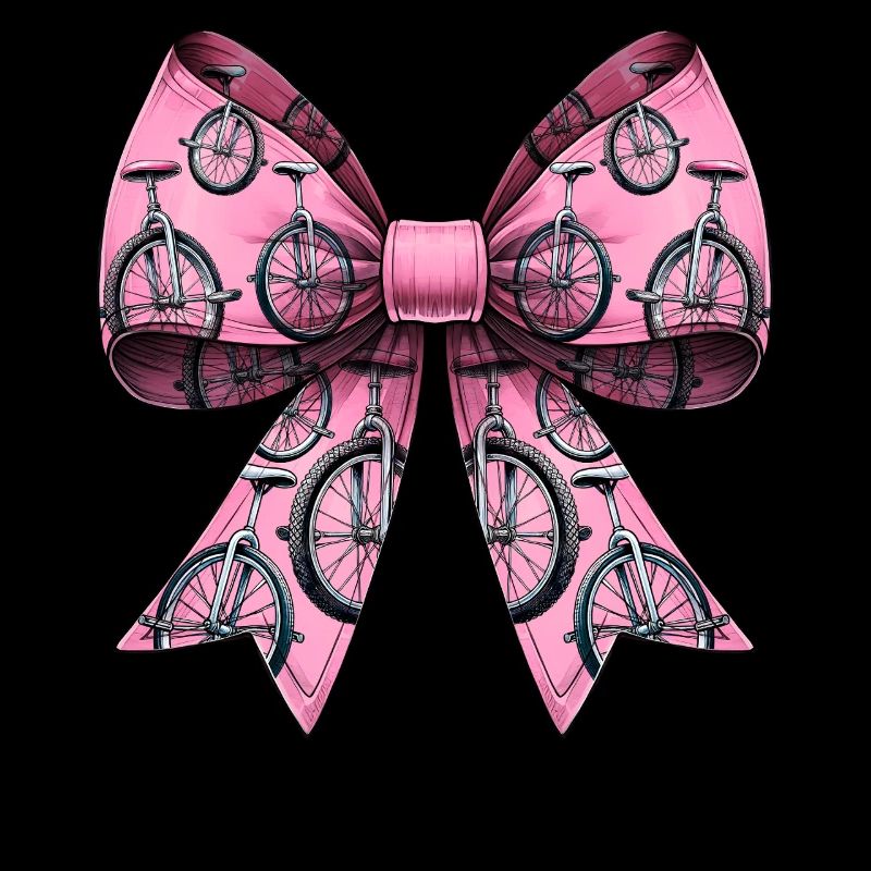 Coquette Bogen Einradfahren Einrad Muster Rosa