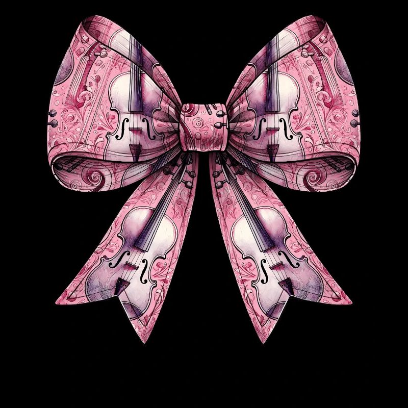 Coquette Bogen Cello Mädchen Muster Cellist Mom