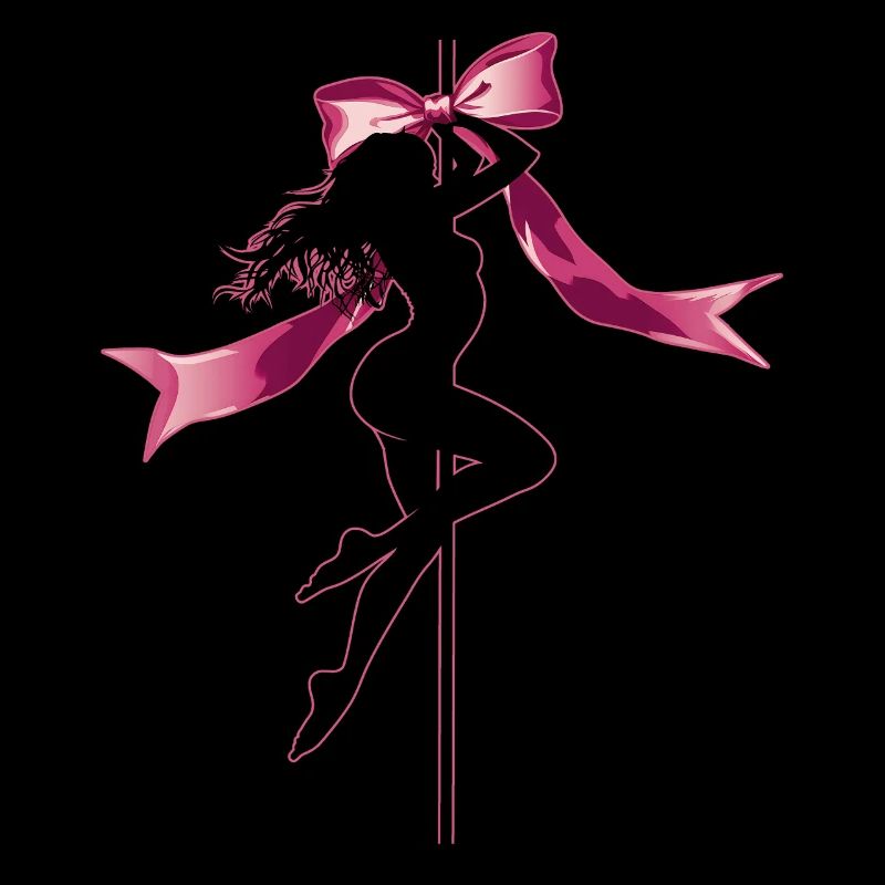 Coquette noeud Pole Dancer Pole Dance Maman