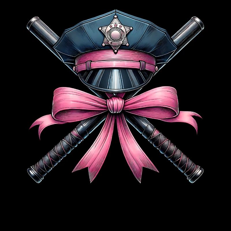 Coquette Bow Agent correctionnel Chapeau Bâton