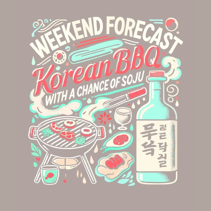 Wochenendvorhersage Koreanisches BBQ mit einer