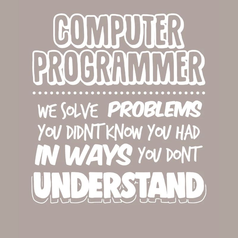 Computer Programmer Geek Pun Apparel
