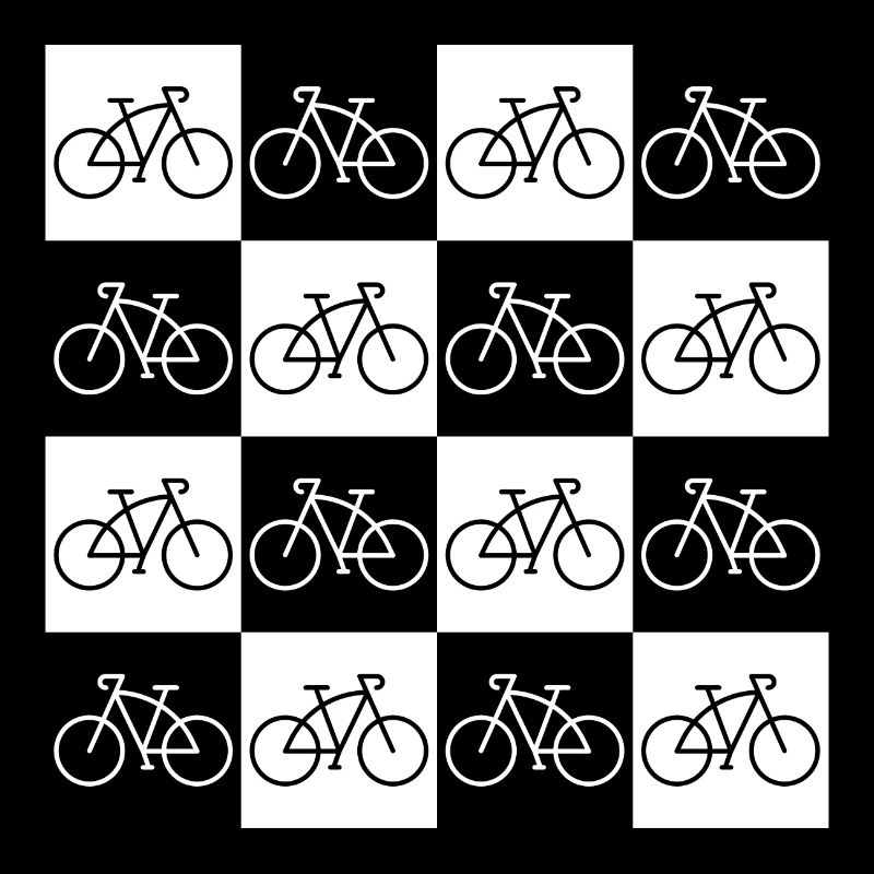 Bicycle checkerboard for cyclists