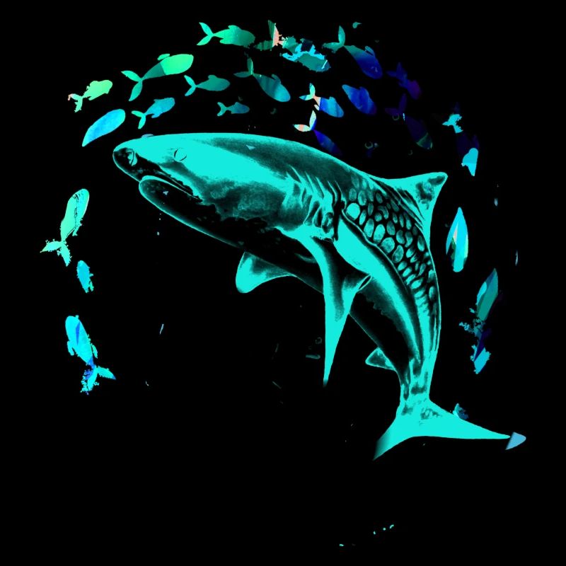 fischschwarm,fische,malerei,graffiti,Hai