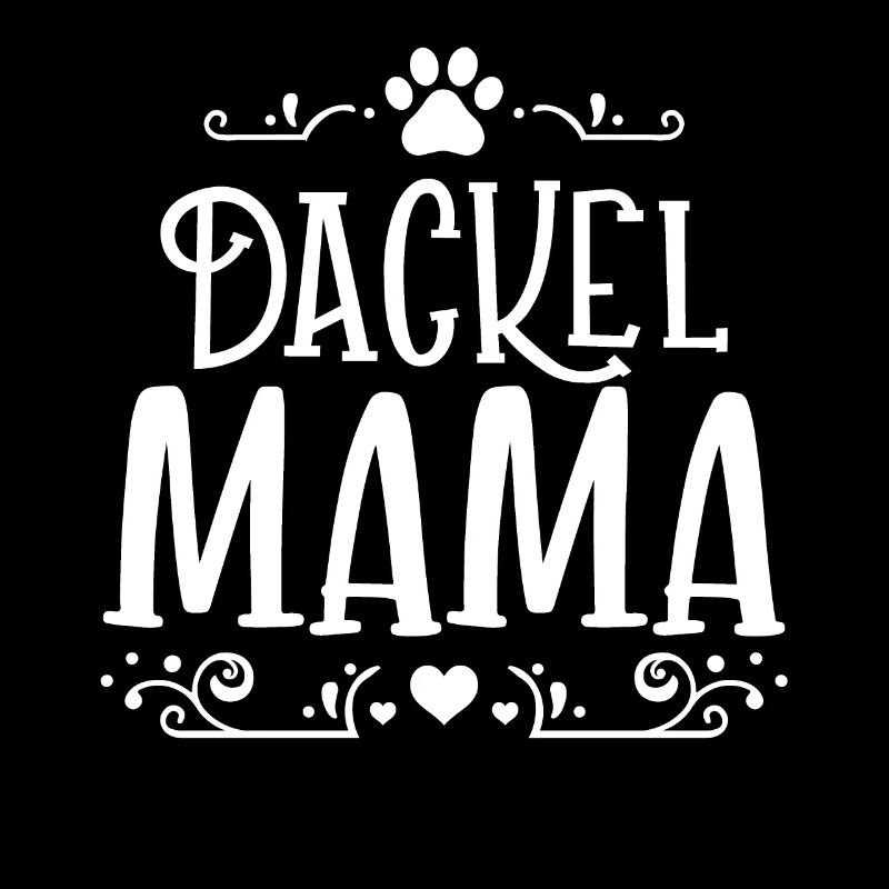 Dachshund Mama typography for short-haired dachshund, wire-haired