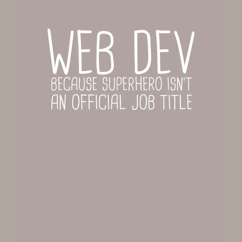 "Web Developer Superhero | Webentwickler"