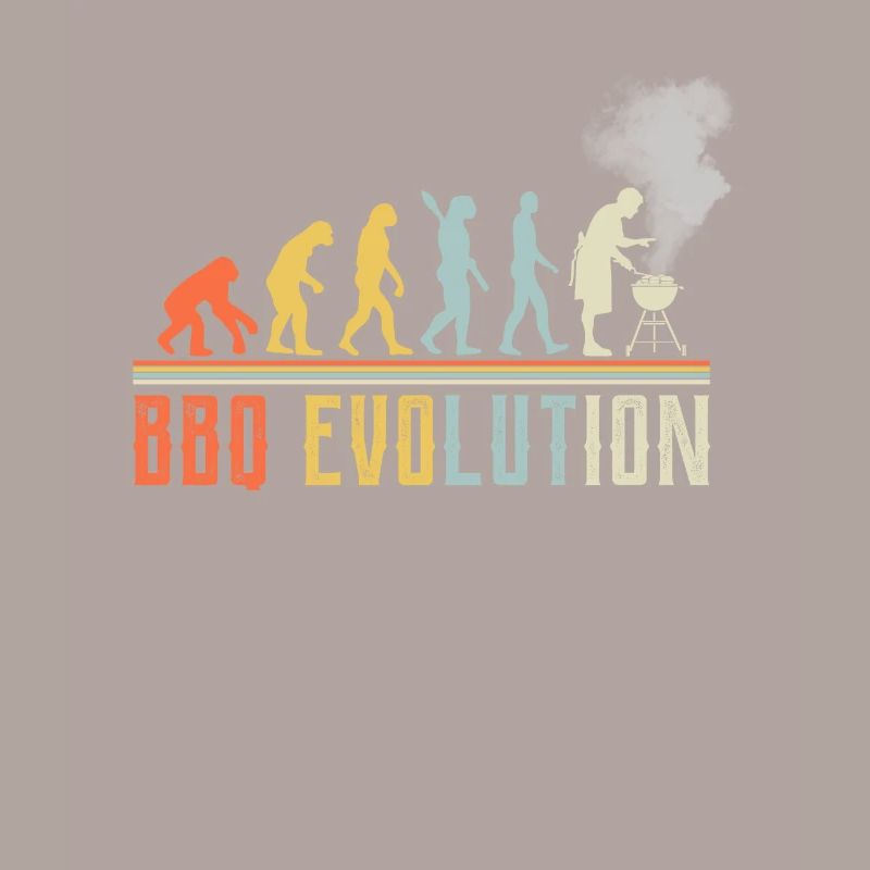 BBQ Evolution Lustiges Zitat