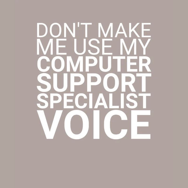 Computer Support Specialist Voice | IT Support"