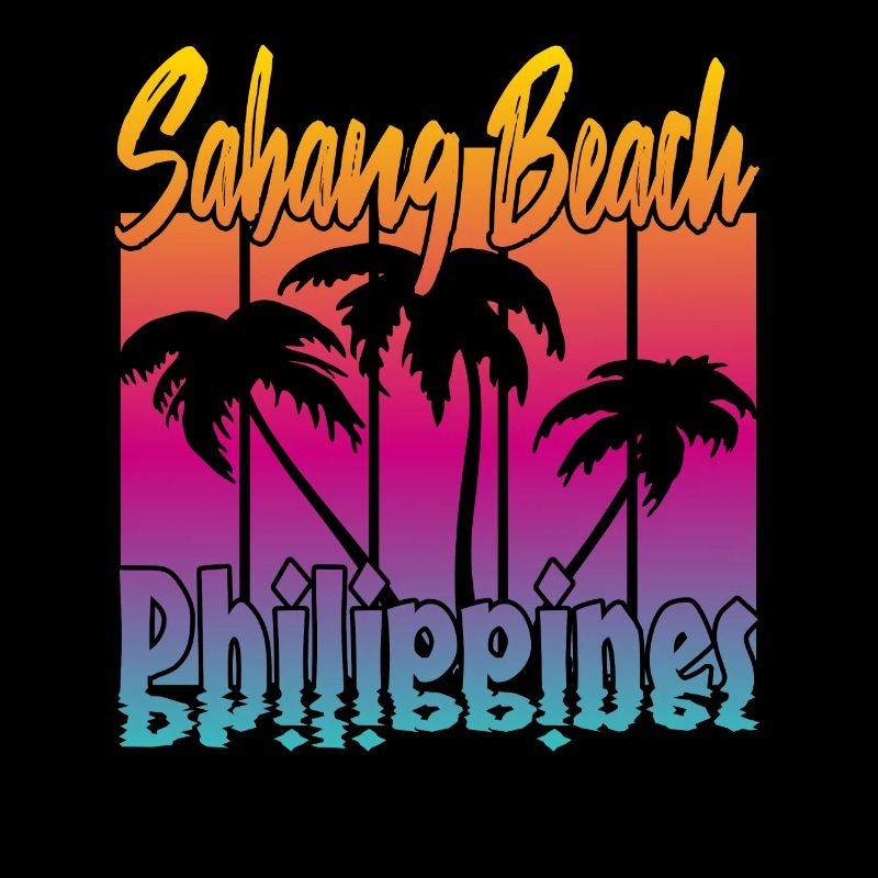 Vintage Sabang Beach Philippines