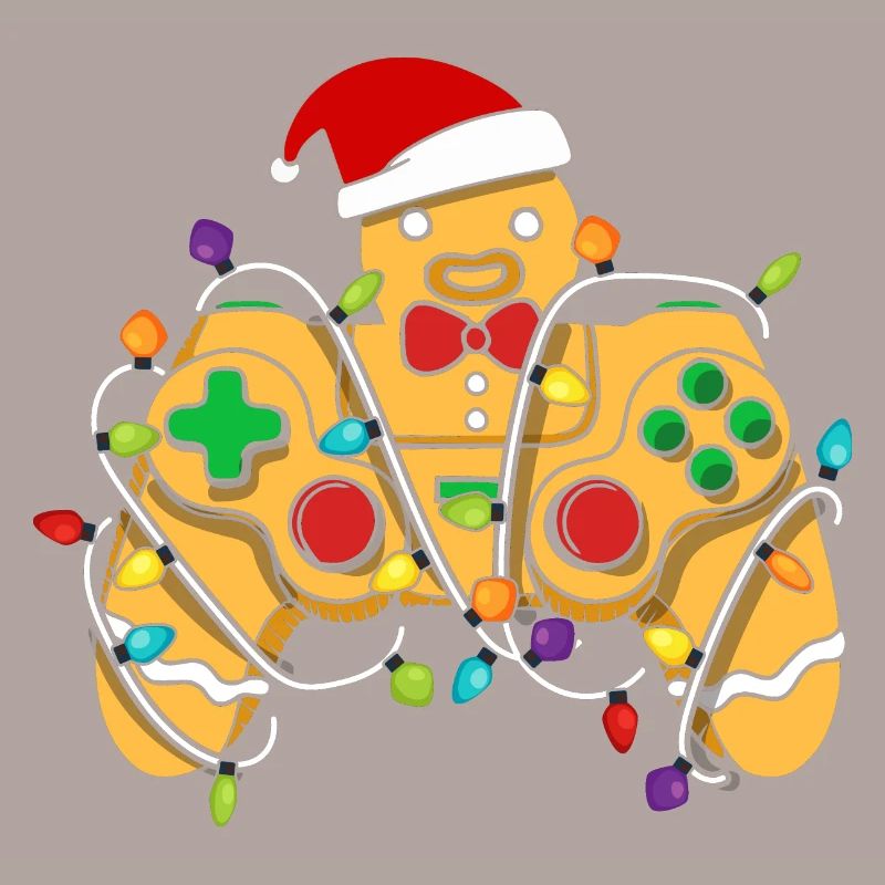 Christmas Gaming Controller Gingerbread