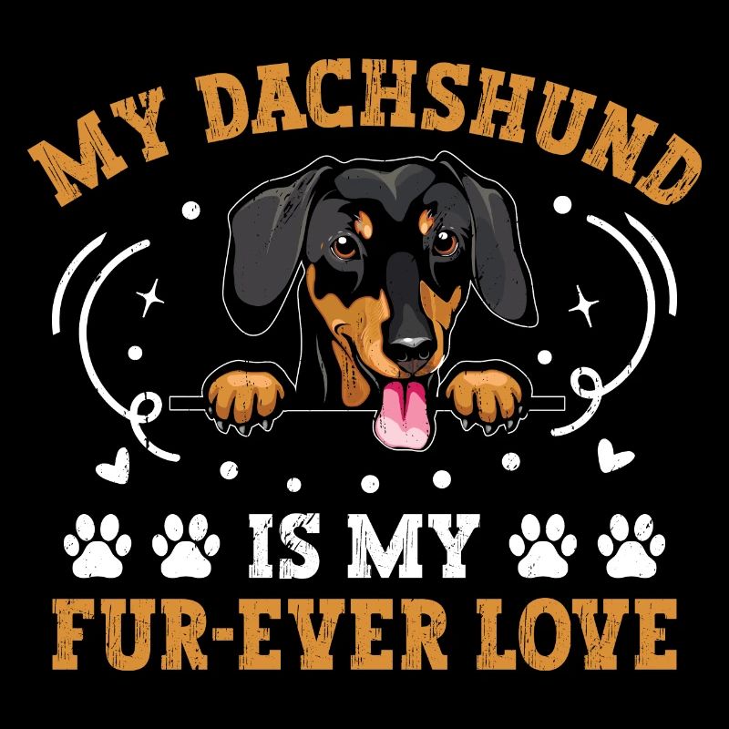 Mon teckel est mon amour à fourrure Propriétaire de chien Chien Lov