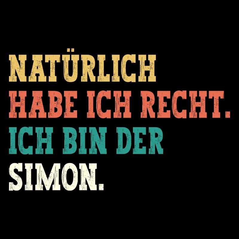 Simon Lustiger Spruch Vorname Name Simon