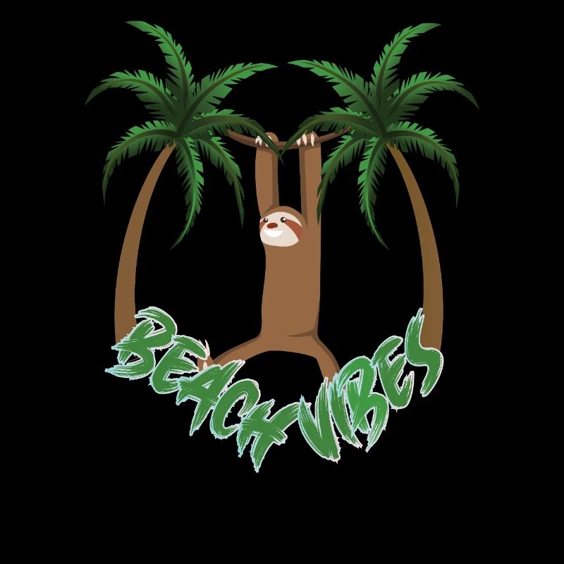 Beach Vibes Sloth