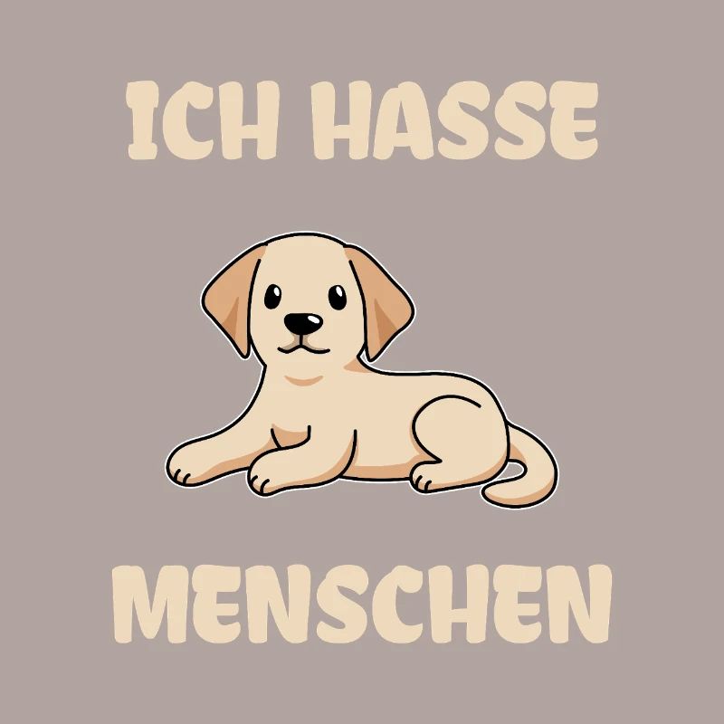 Labrador I hate people