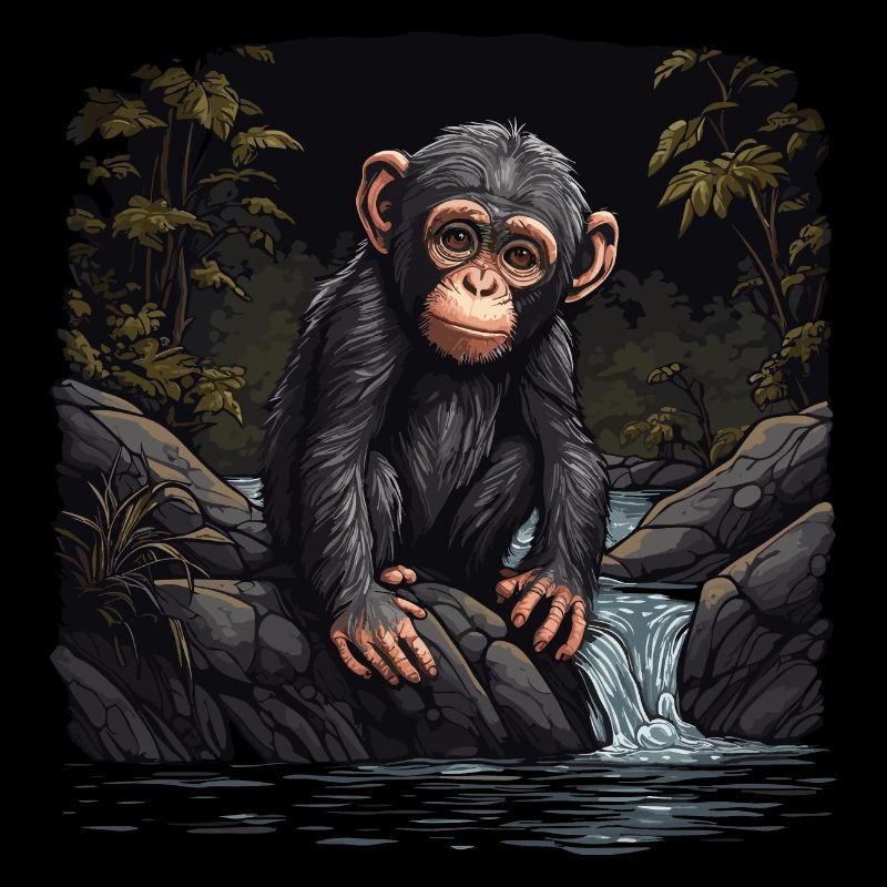 Singe chimpanzé