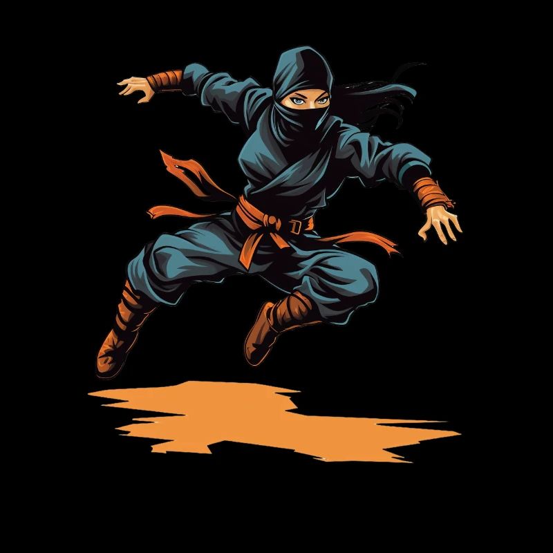 Charming Ninja Fighter I Ninja Girl I Ninja