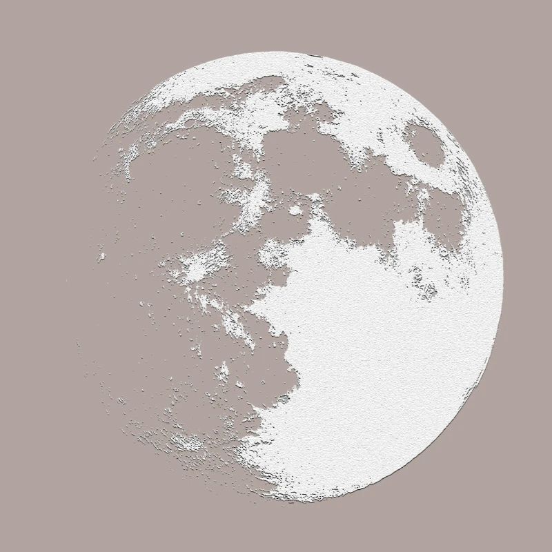 Moon sketch drawing