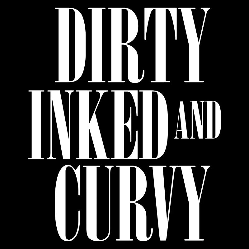 Schmutzig eingefärbt und kurvig