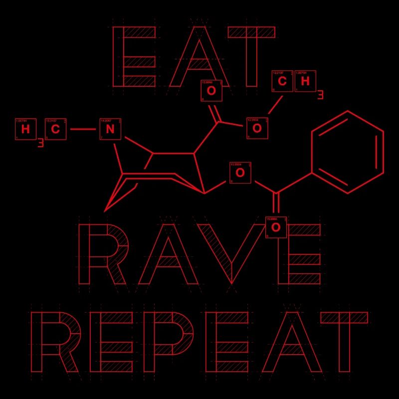 Déchets - EatCokeRaveRepeat [red]