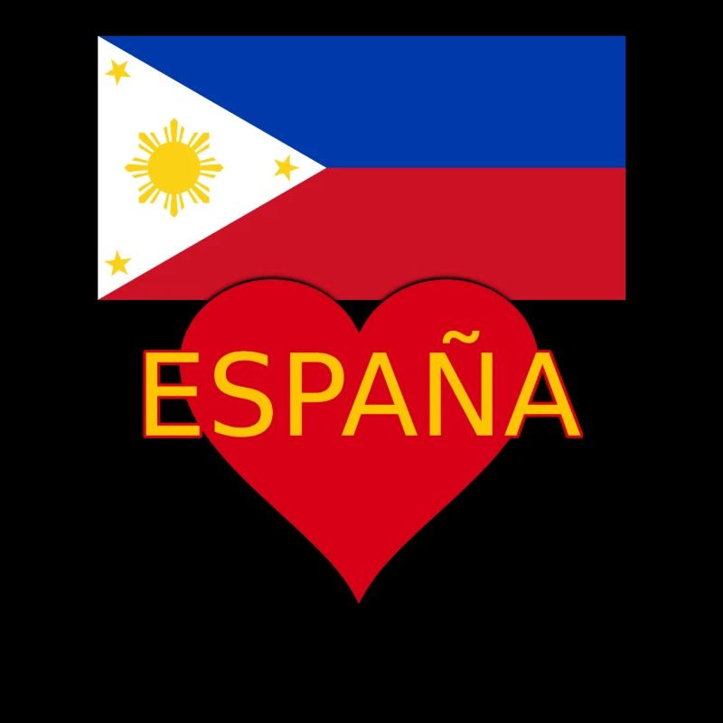 Drapeau Philippines Espagne