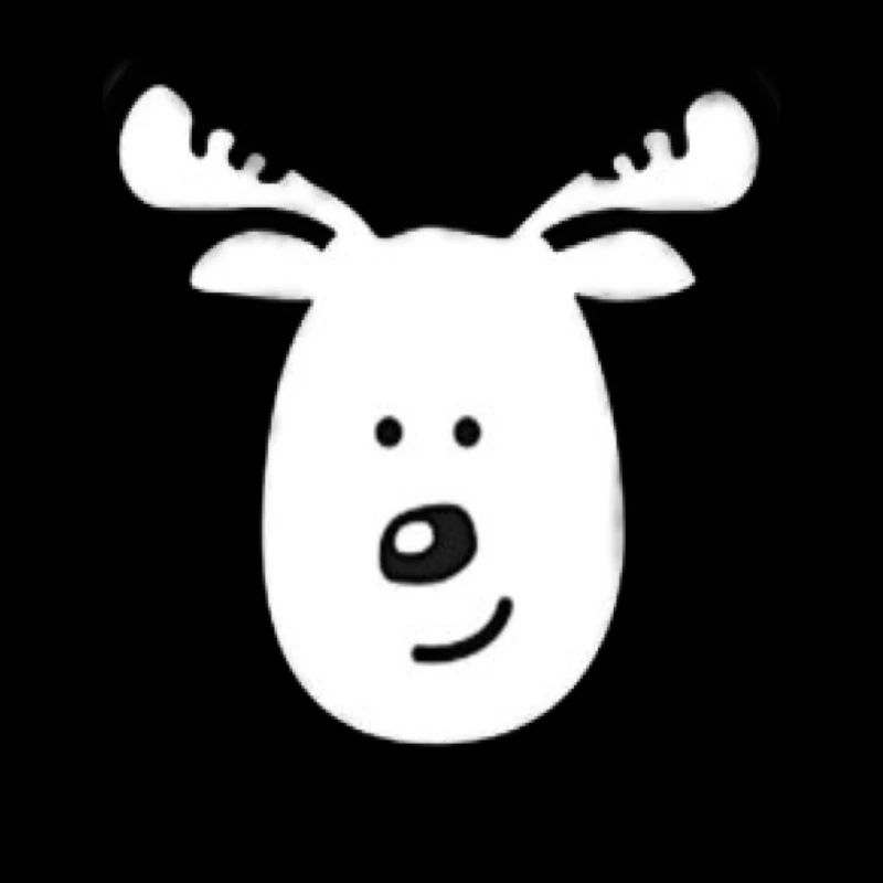 Frohe Weihnachten Elch Hirsch Rentier Geschenkidee