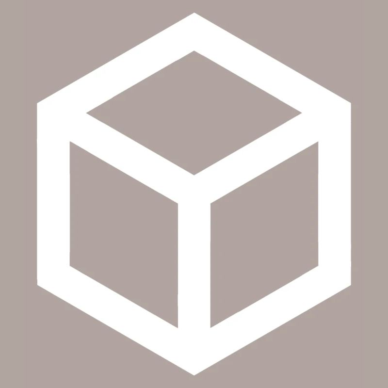 Simple. Blanc. Cube