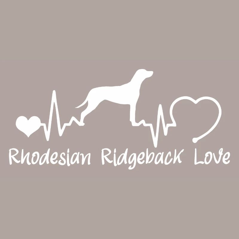 Rhodesian Ridgeback mit Herzschlag