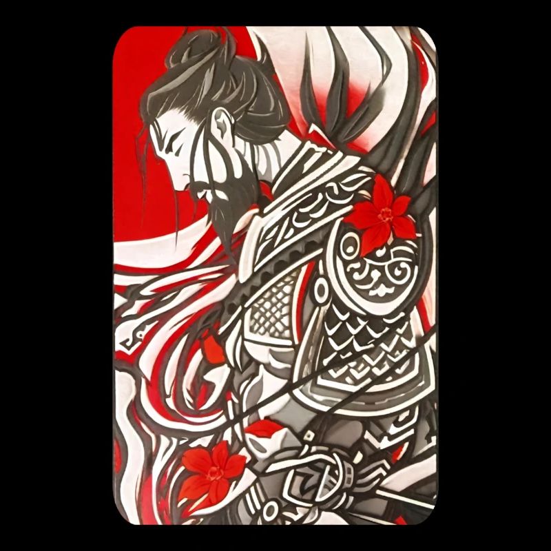 Stolzer Samurai Krieger