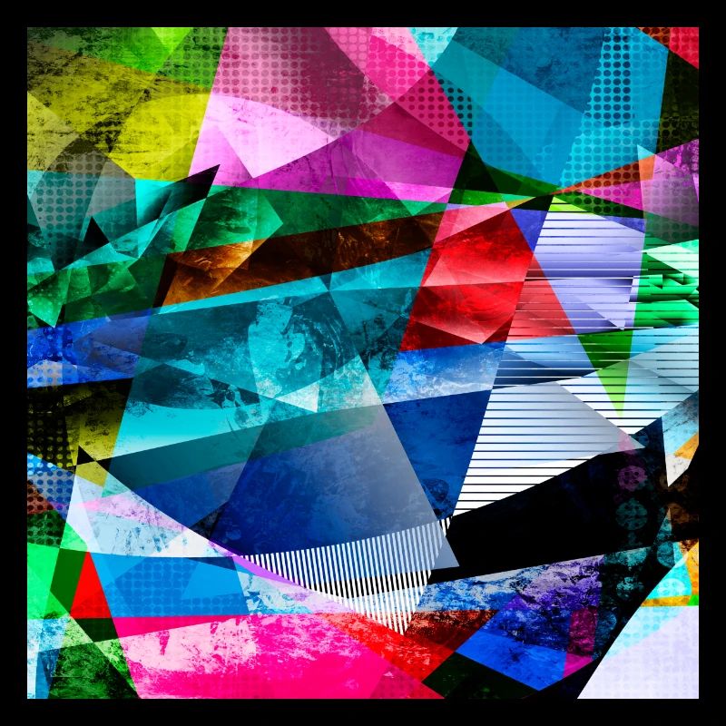 Kaleidoskop polygonal