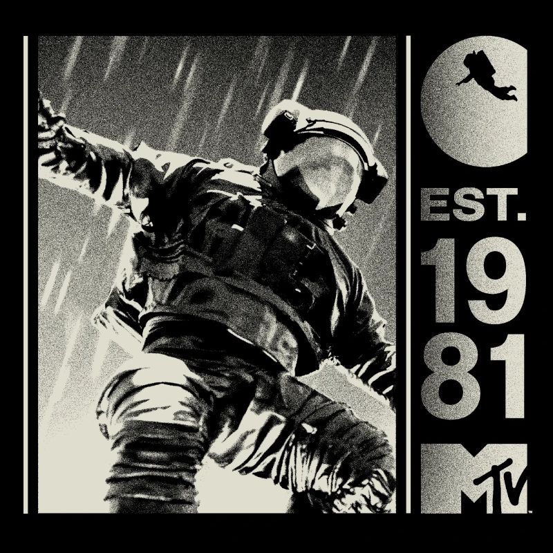 MTV Astronaute Est. 1981 Cool Design