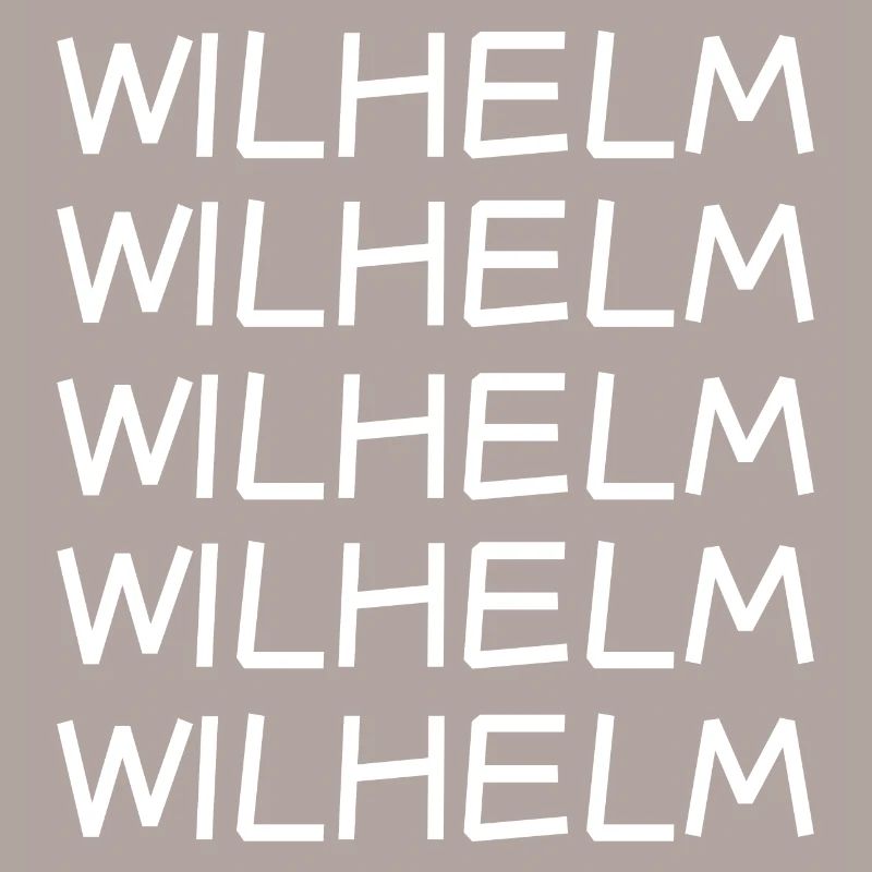 Wilhelm as a bachelor
