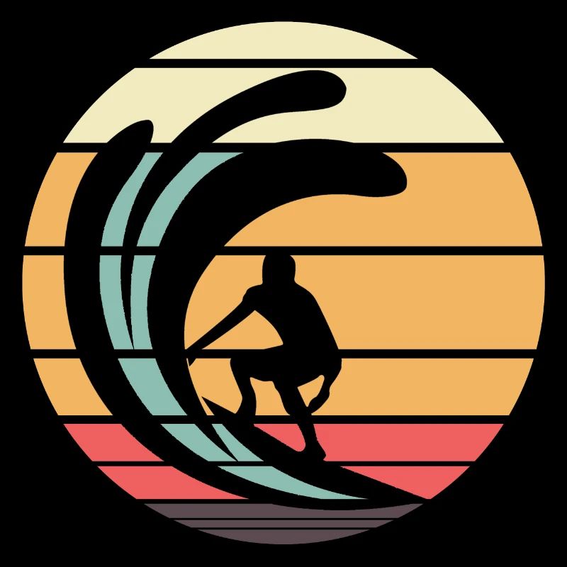 Surfeur rétro
