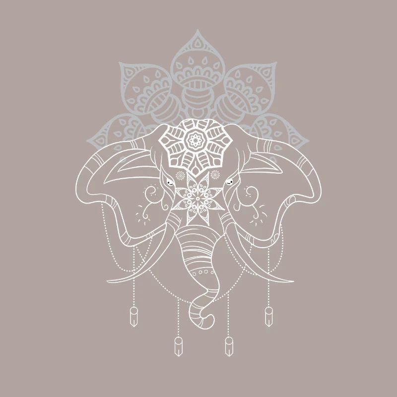 Elephant Mandala Drawing Buddha Chakra