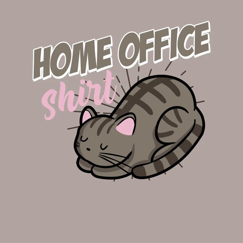 Home Office avec chat chat et cätchen Homeoffice