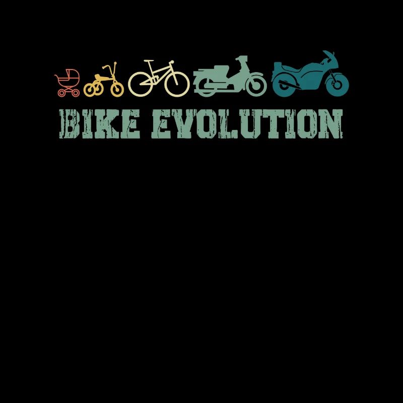 Motorrad Evolution Spruch Bike Evolution Motorrad